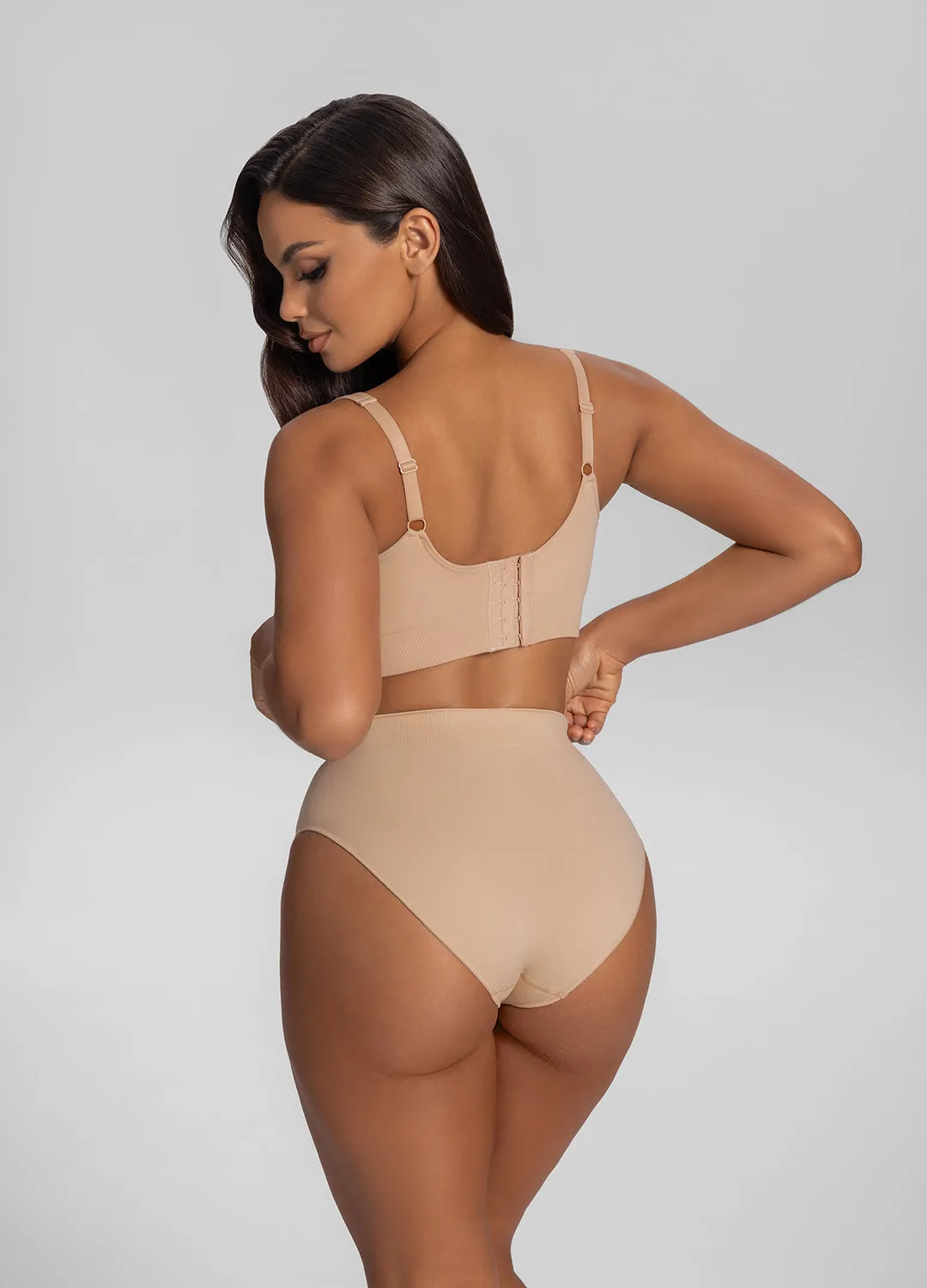 Seamless Mid-Rise Tummy-Control Butt-Lifting Sculpting Briefs Duo sold by BetterMe product image thumbnail 4
