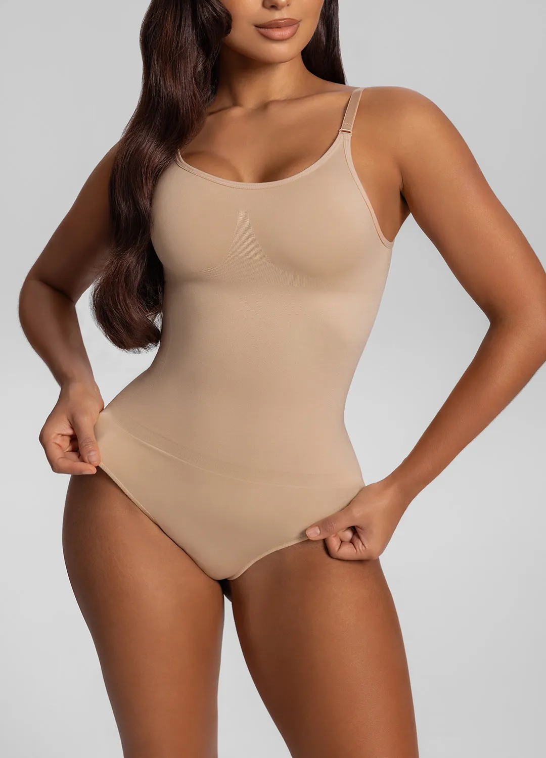Seamless Strap Tummy-Control Full Body Shaper Bodysuit sold by BetterMe product image thumbnail 4