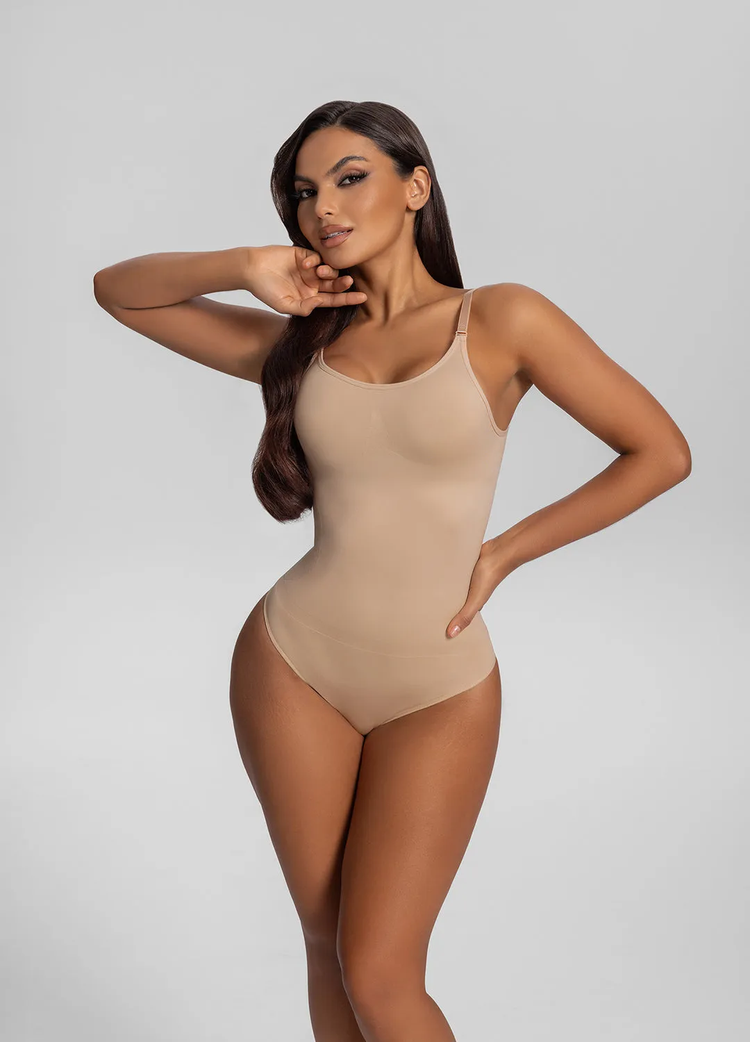 Seamless Strap Tummy-Control Full Body Shaper Bodysuit sold by BetterMe product image thumbnail 5