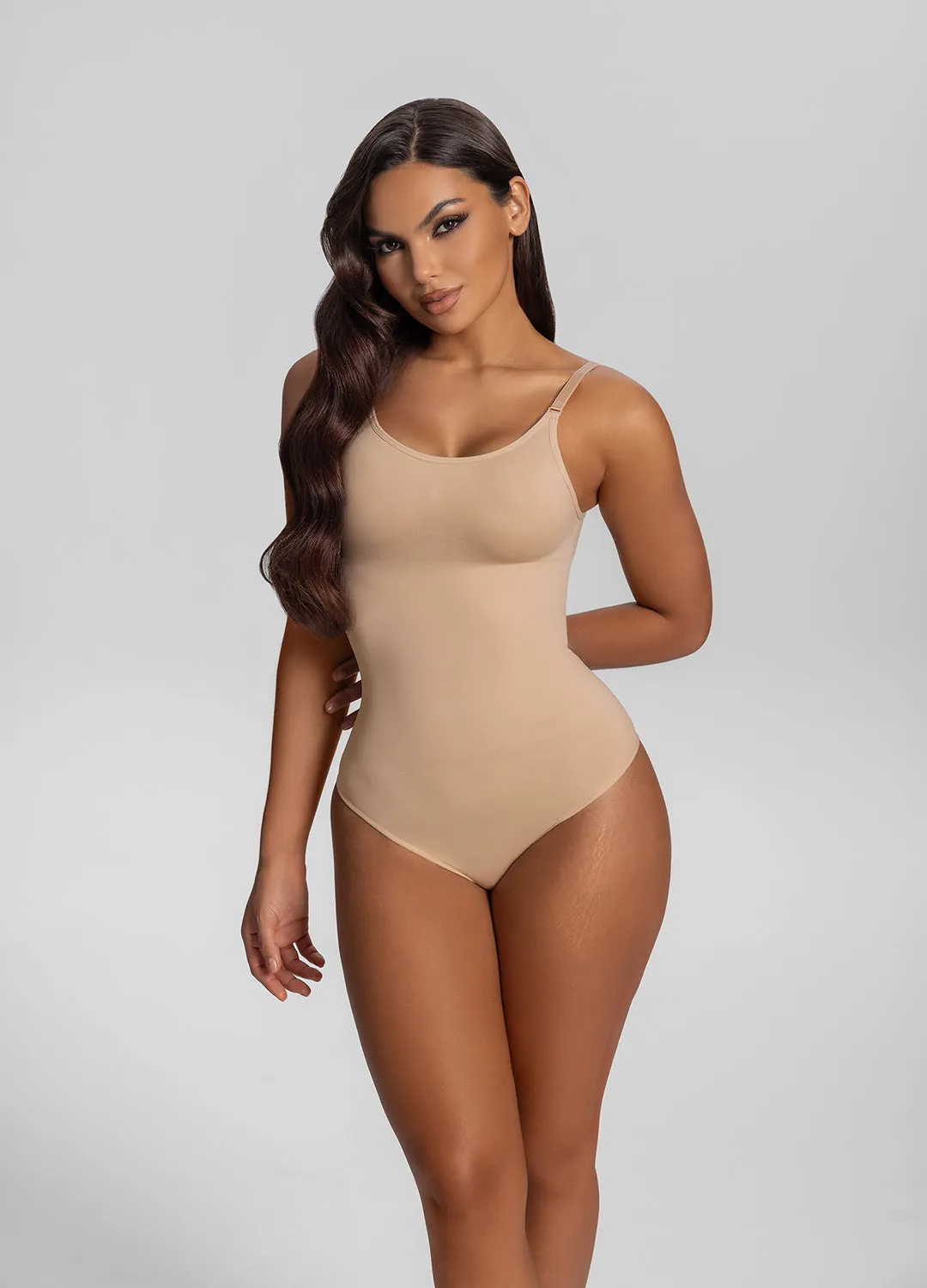 Seamless Strap Tummy-Control Full Body Shaper Bodysuit sold by BetterMe