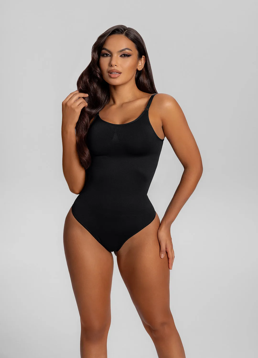 Seamless Strap Tummy-Control Full Body Shaper Bodysuit sold by BetterMe product image thumbnail 4