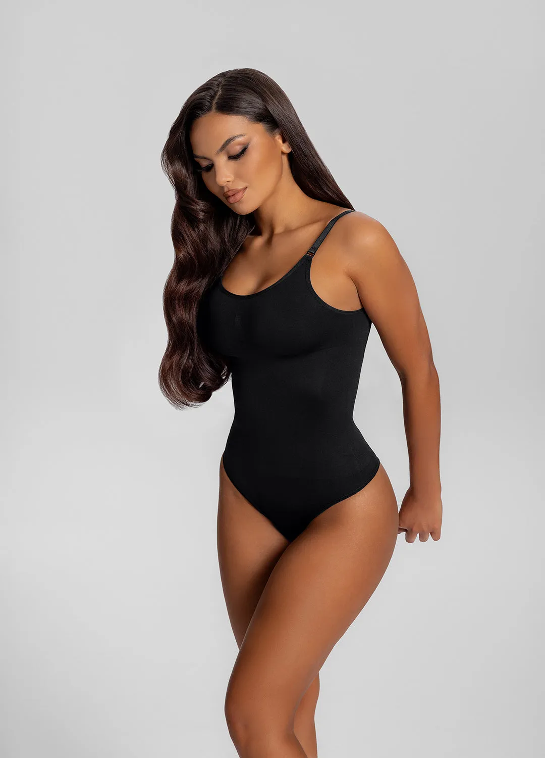 Seamless Strap Tummy-Control Full Body Shaper Bodysuit sold by BetterMe product image thumbnail 2