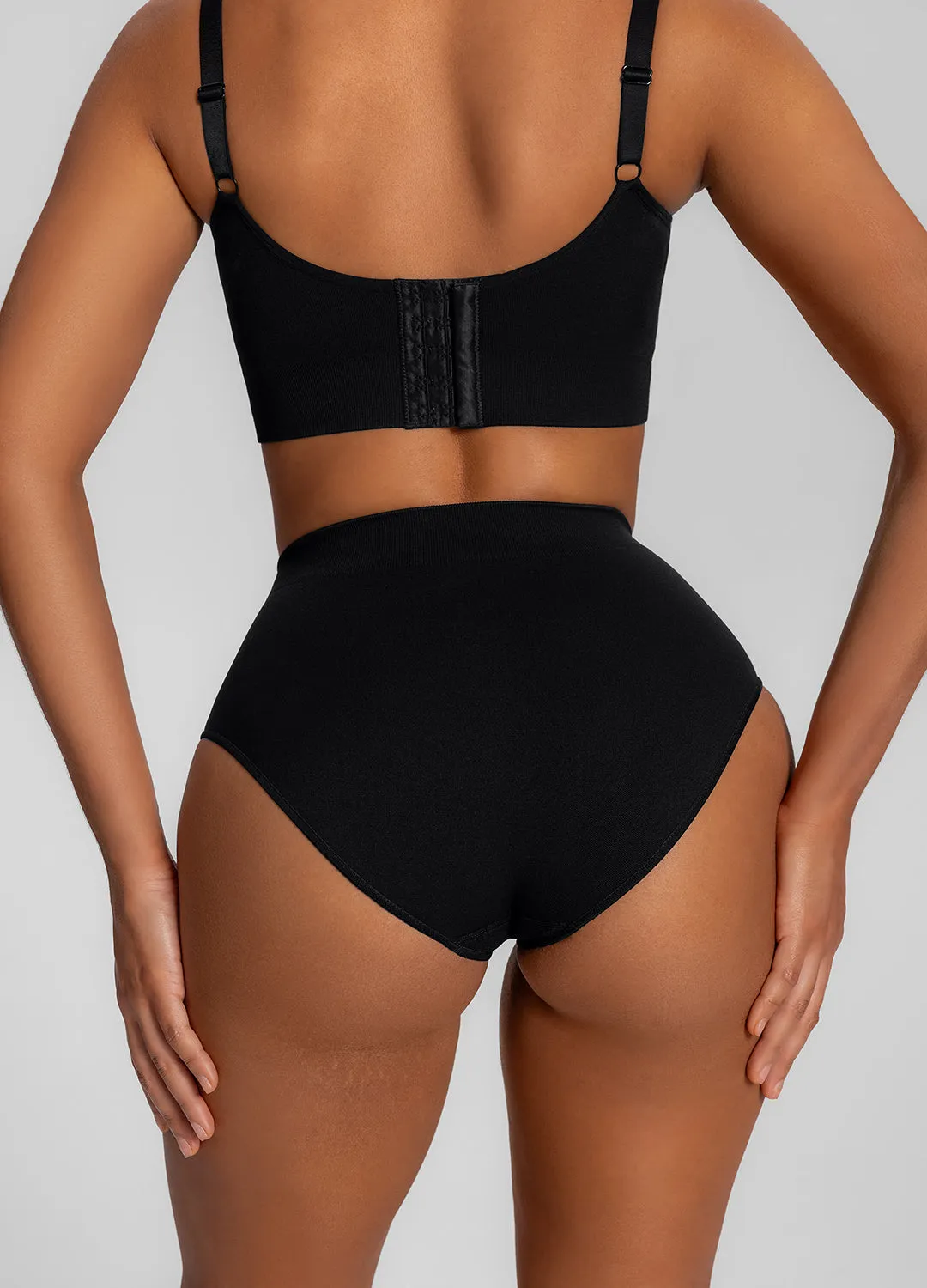 Seamless Mid-Rise Tummy-Control Butt-Lifting Sculpting Briefs sold by BetterMe product image thumbnail 3
