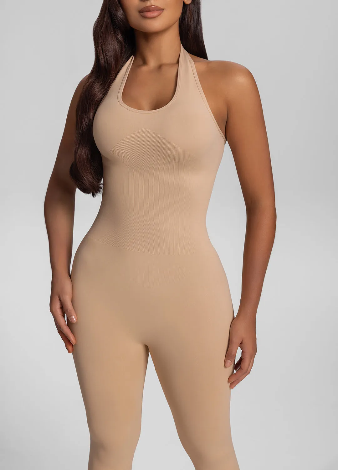 Halter Shapewear Jumpsuit sold by BetterMe product image thumbnail 4