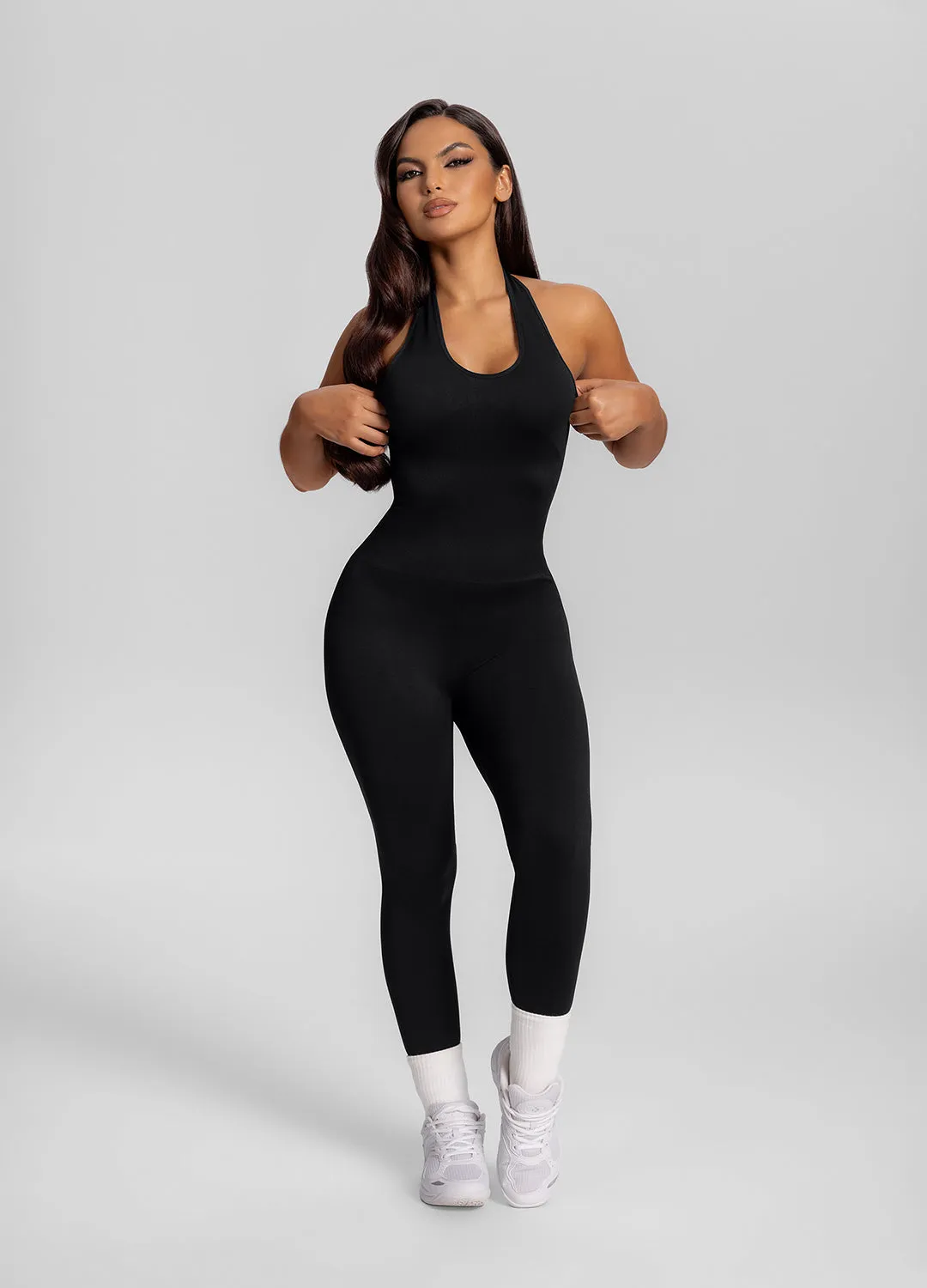 Halter Shapewear Jumpsuit sold by BetterMe product image thumbnail 5
