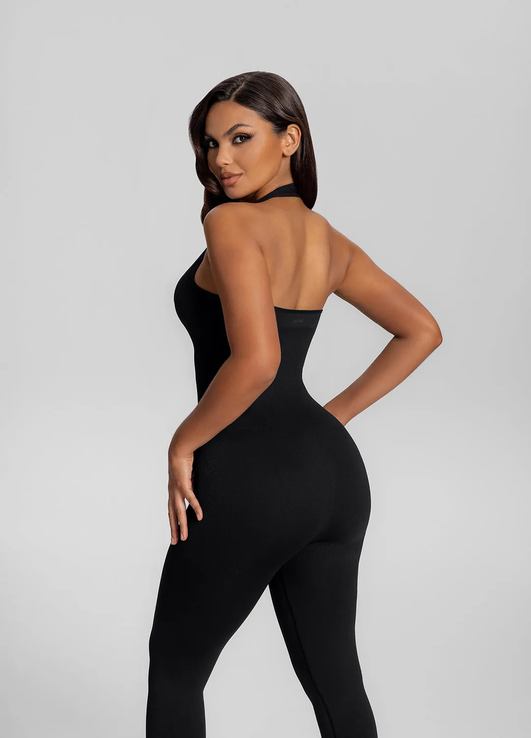 Halter Shapewear Jumpsuit sold by BetterMe product image thumbnail 2