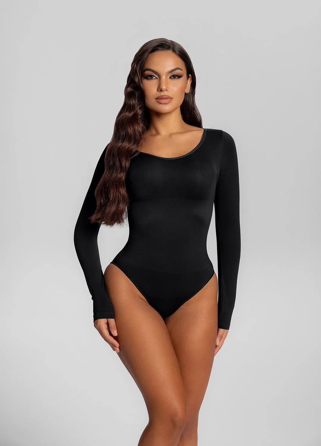 Seamless Long Sleeve Tummy-Control Full Body Shaper Bodysuit sold by BetterMe