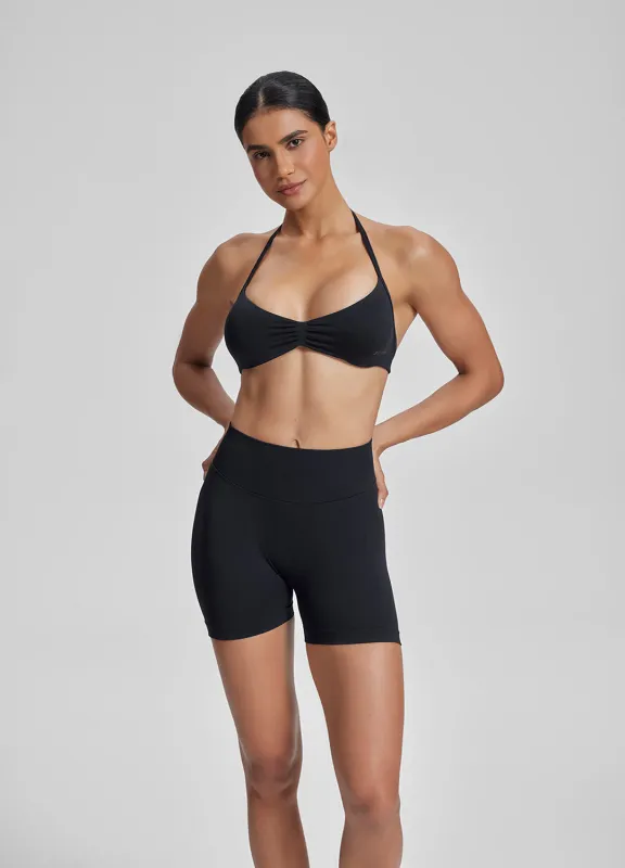 Ultrasculpt Halterneck Backless Strappy Functional Twill Knit Bra sold by BetterMe