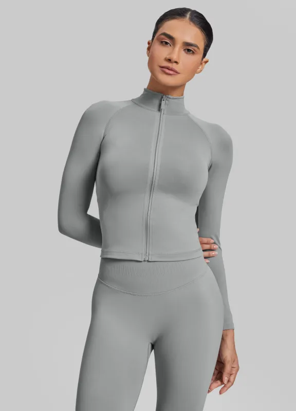 Ultrasculpt Longline Full Zipper Seamless Breathable Warm Jacket sold by BetterMe