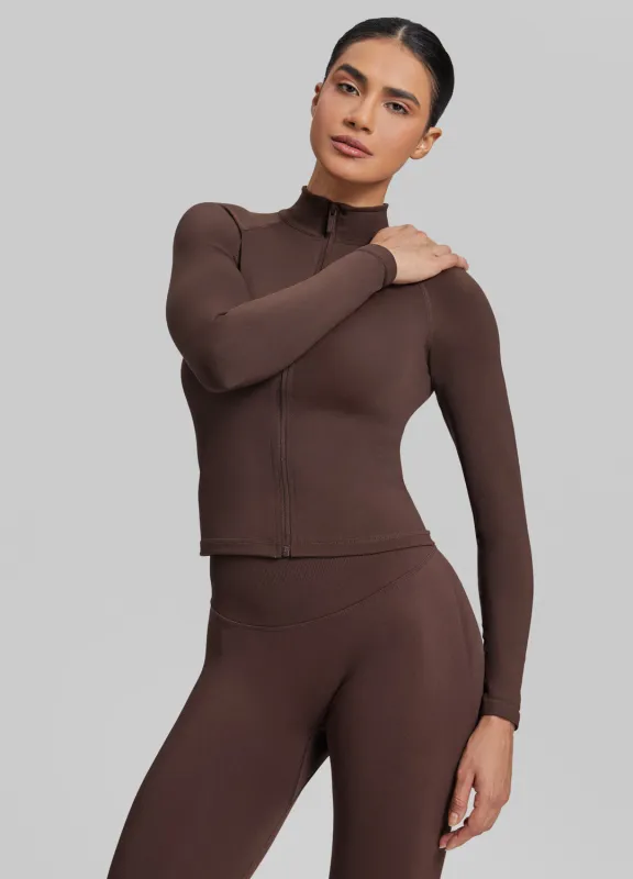 Ultrasculpt Longline Full Zipper Seamless Breathable Warm Jacket sold by BetterMe