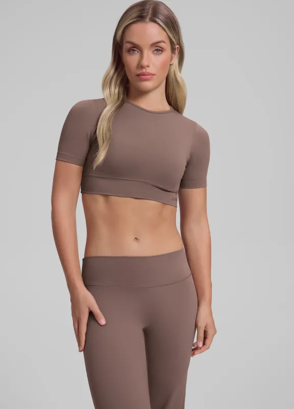 Ultrasculpt Crew Neckline Backless Removable Bra Cups Seamless Crop Top sold by BetterMe