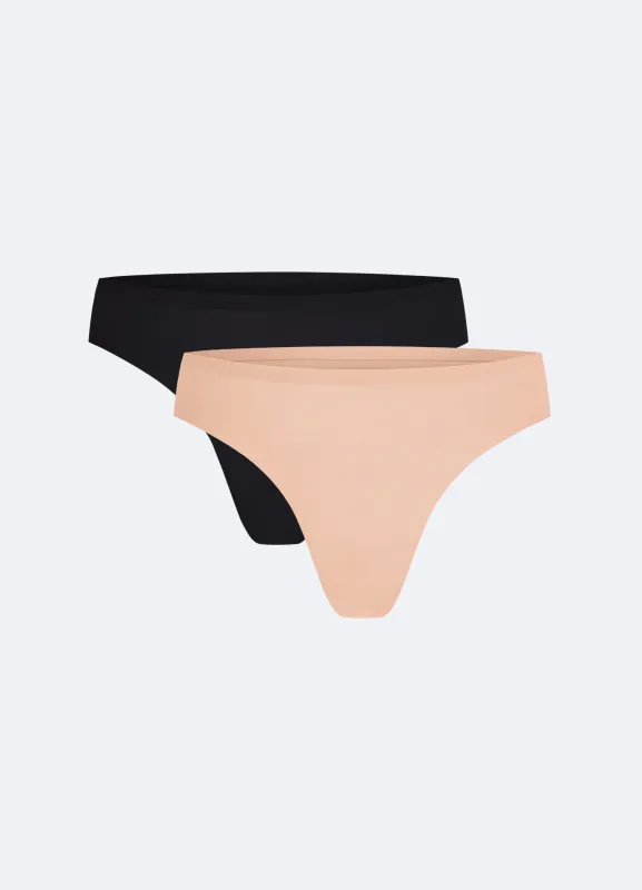 Seamless Mid-Rise Thong 2-Pack sold by BetterMe