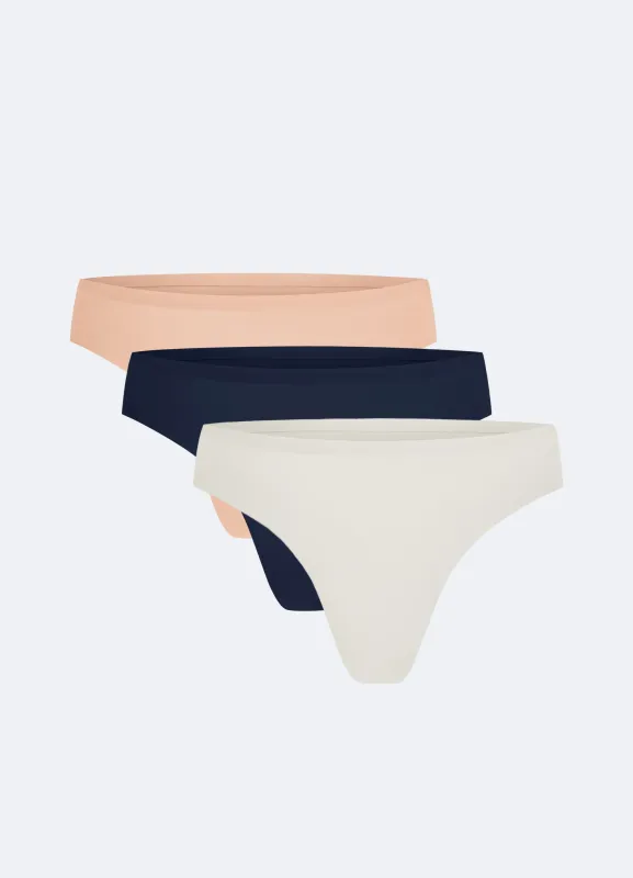 Seamless Mid-Rise Thong 3-Pack sold by BetterMe