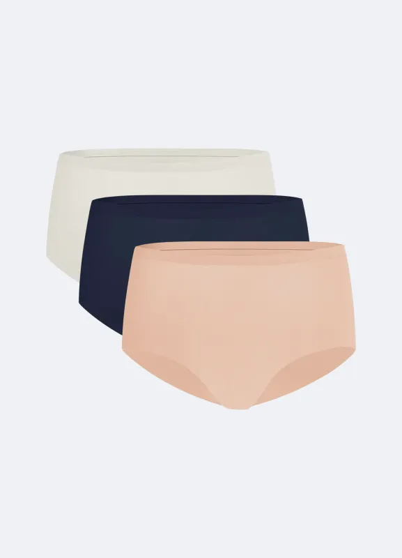 Seamless Mid-Rise Boyshort 3-Pack sold by BetterMe