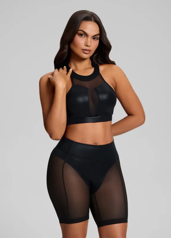 Sculpt Mesh Panel High-Neck Top made by BetterMe