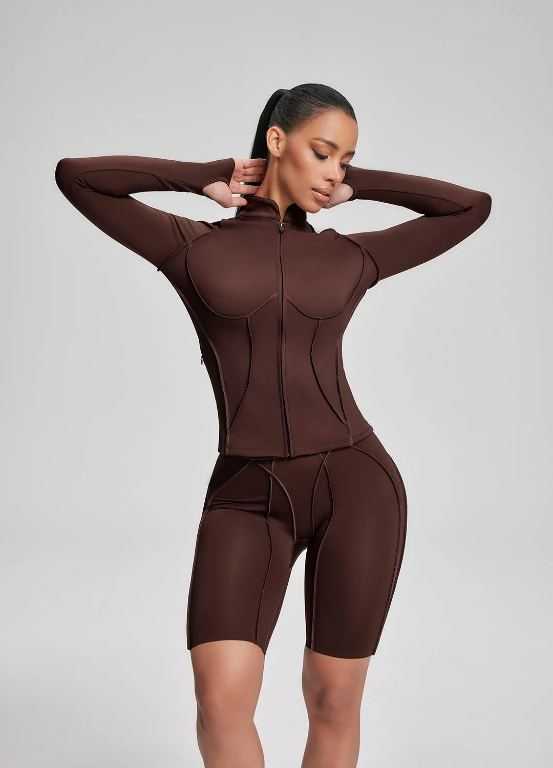 Contour Zip-Up Long Sleeve Top sold by BetterMe product image thumbnail 4