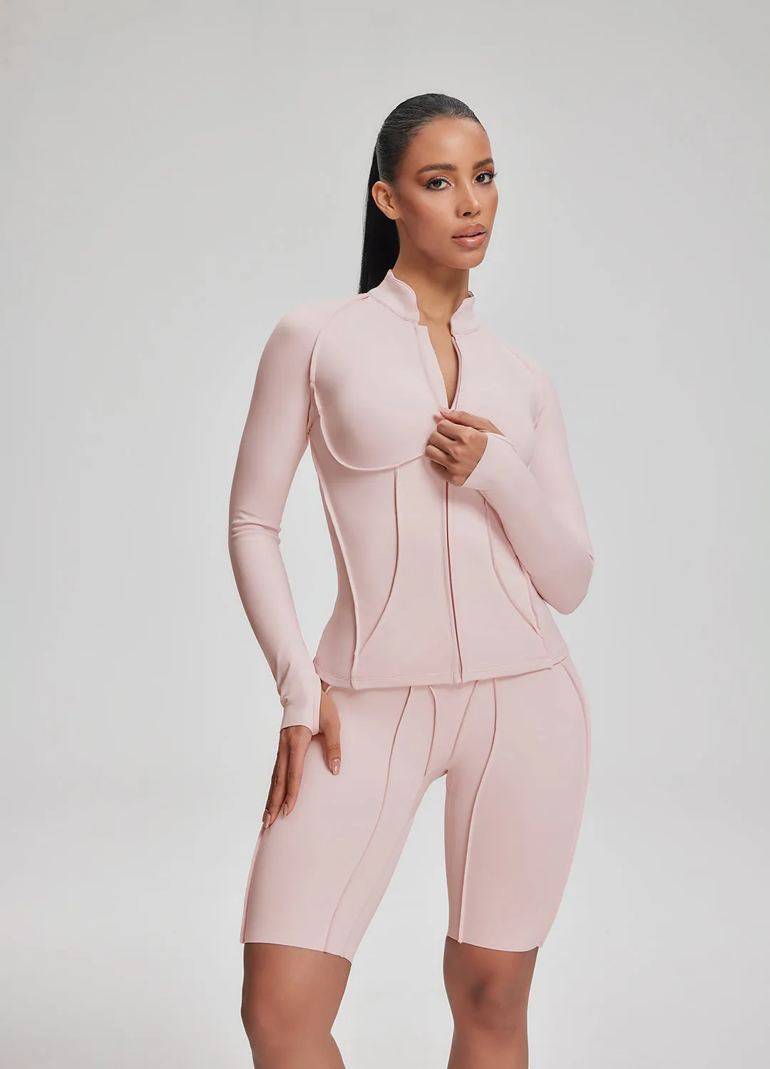 Contour Zip-Up Long Sleeve Top sold by BetterMe