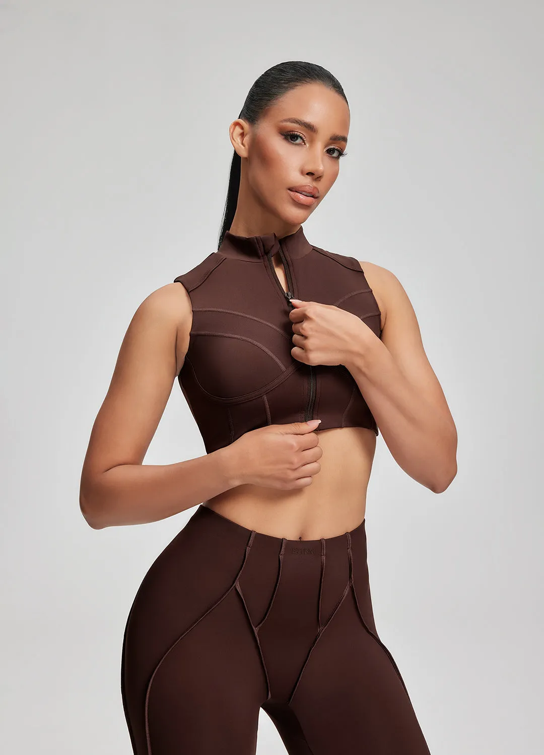 High-Neck Zip-Up Top sold by BetterMe product image thumbnail 2