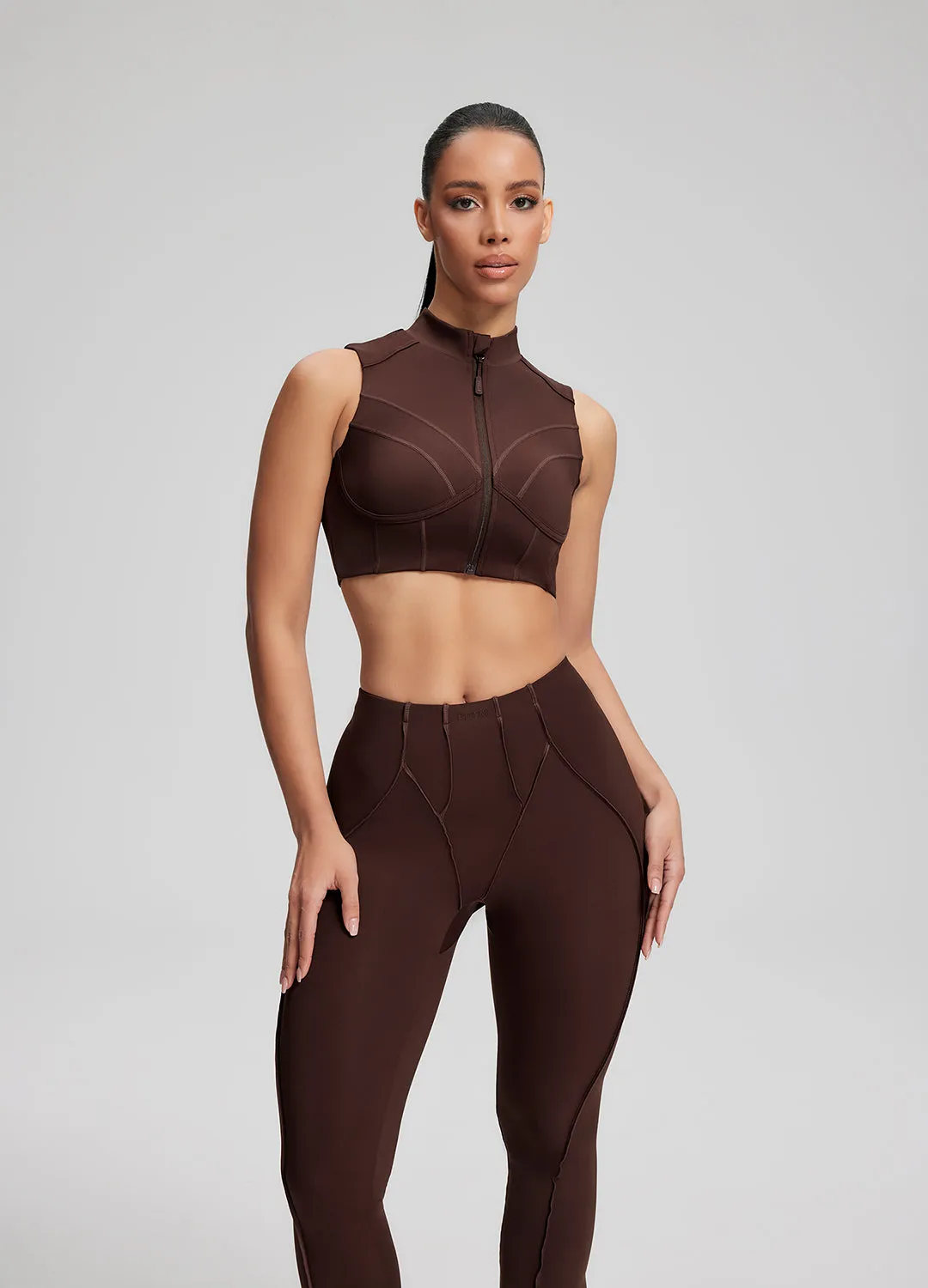 High-Neck Zip-Up Top sold by BetterMe product image thumbnail 3