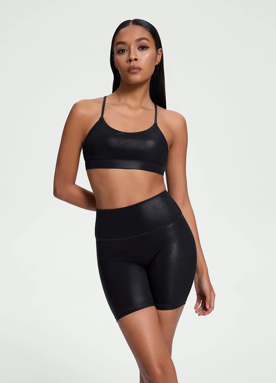 Faux Leather Bike Shorts sold by BetterMe product image thumbnail 2