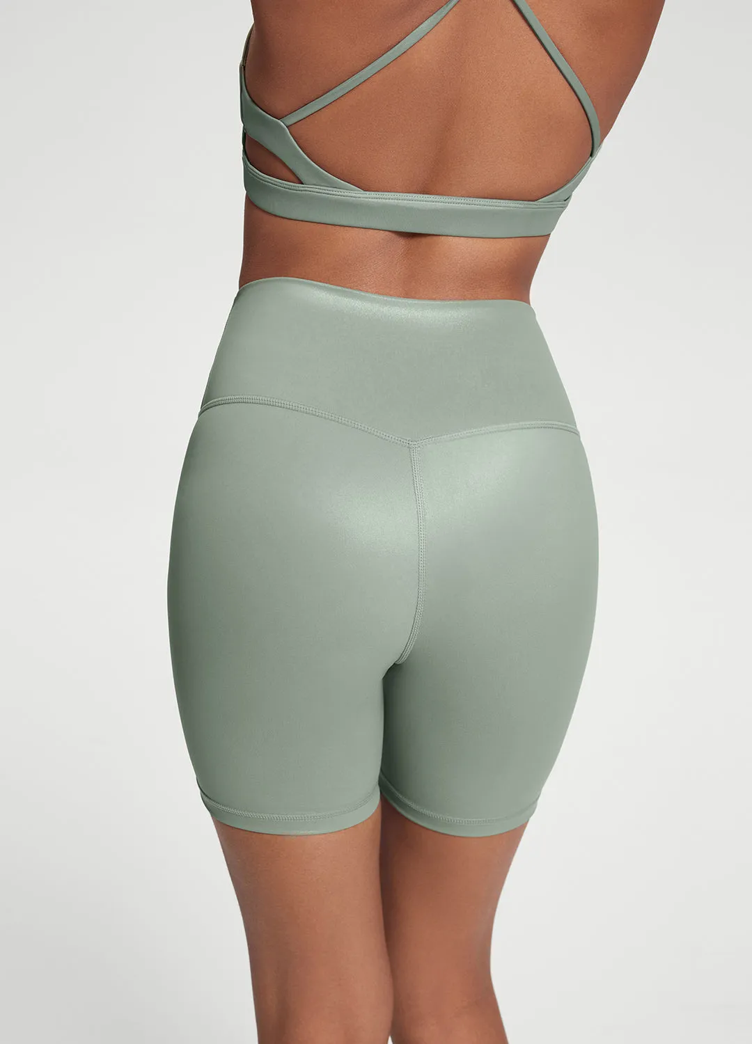 Faux Leather Bike Shorts sold by BetterMe product image thumbnail 4