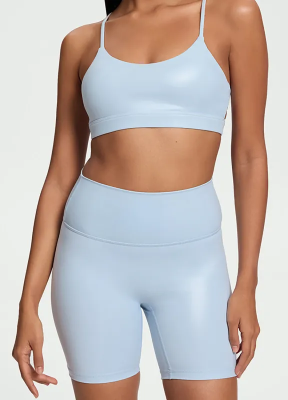 Faux Leather Crossback Top sold by BetterMe