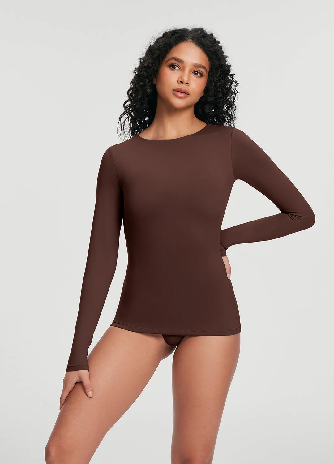 Crew Neck Long Sleeve Top sold by BetterMe product image thumbnail 2