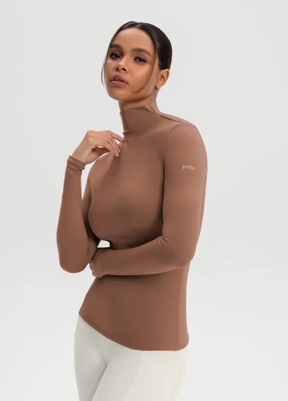 Mock Neck Long Sleeve Top made by BetterMe
