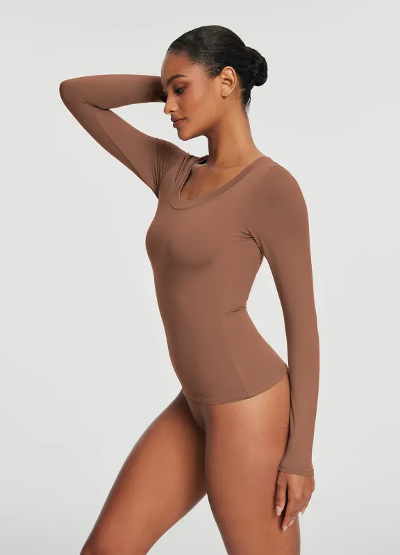 Scoop Neck Long Sleeve Top sold by BetterMe