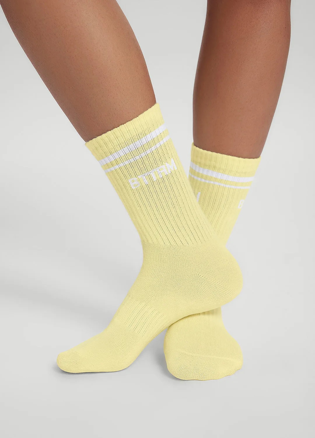 Unisex Half-Crew Socks 3-Pack sold by BetterMe product image thumbnail 4