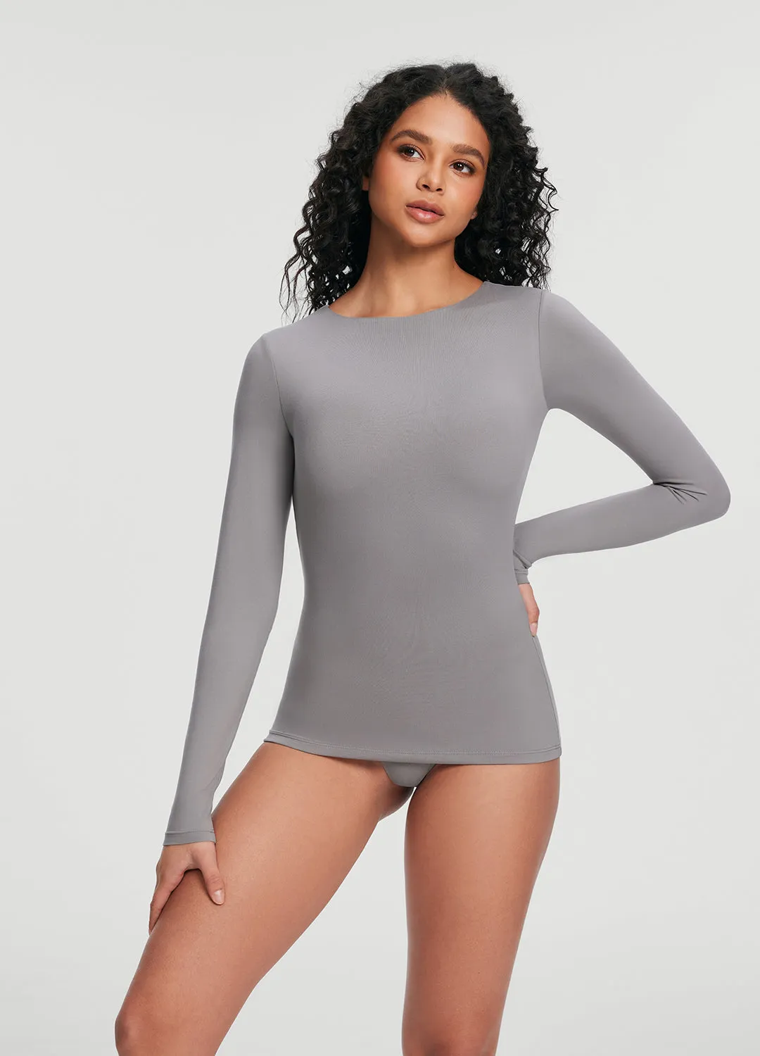 Crew Neck Long Sleeve Top 3-Pack sold by BetterMe product image thumbnail 4