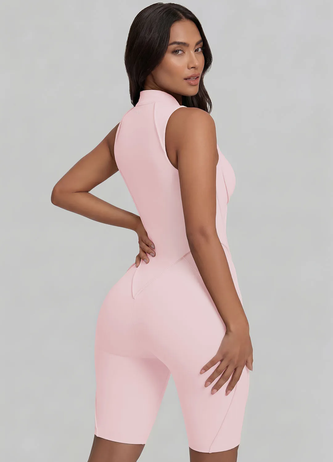 Closed-Back Sleeveless Shorts Catsuit sold by BetterMe product image thumbnail 5