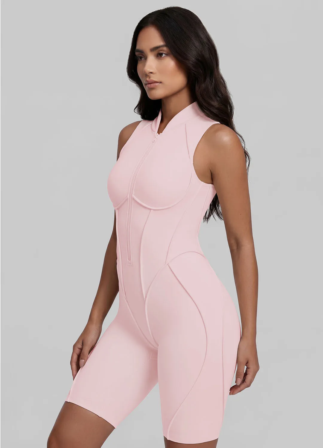 Closed-Back Sleeveless Shorts Catsuit sold by BetterMe product image thumbnail 2