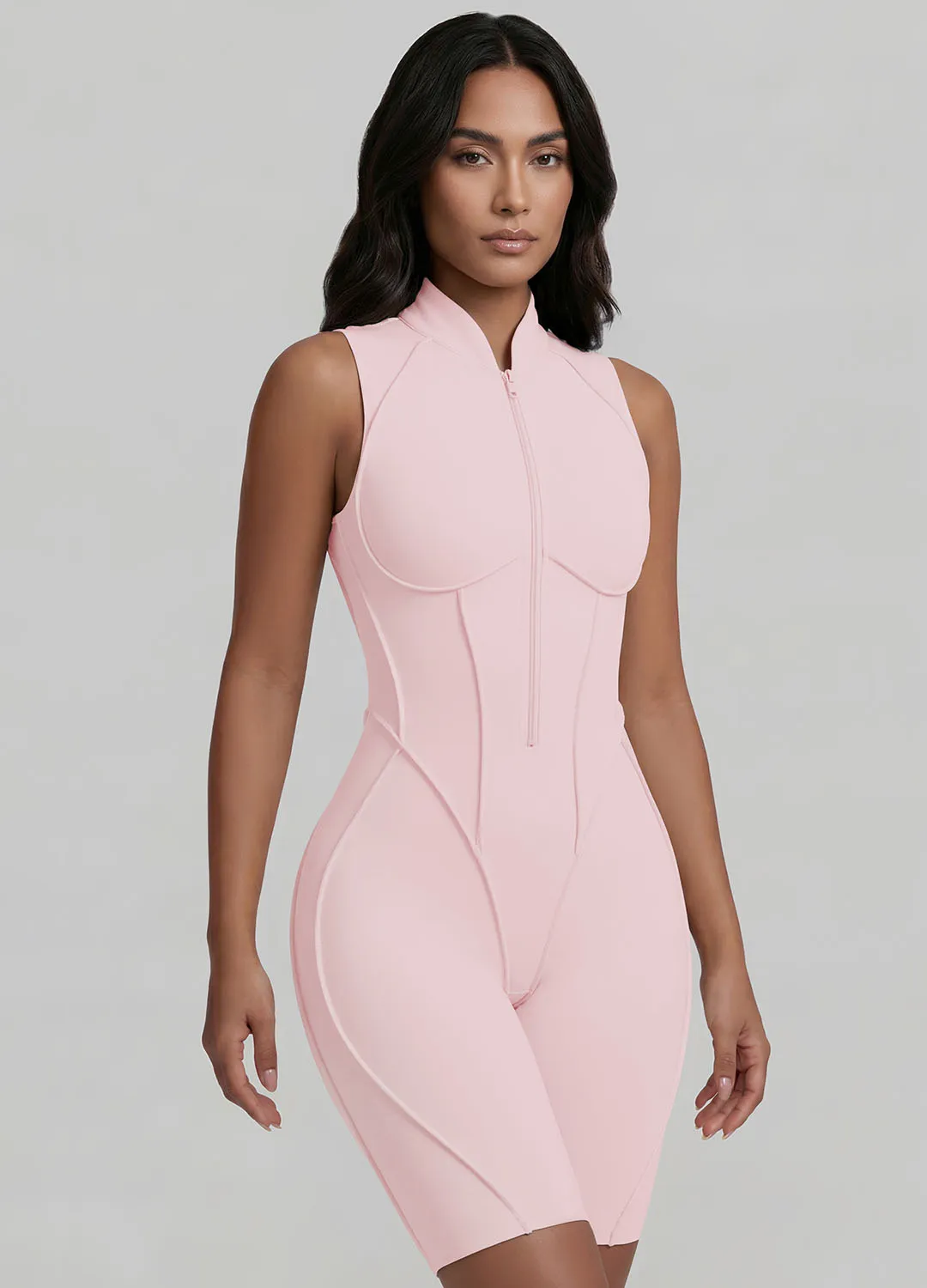 Closed-Back Sleeveless Shorts Catsuit sold by BetterMe