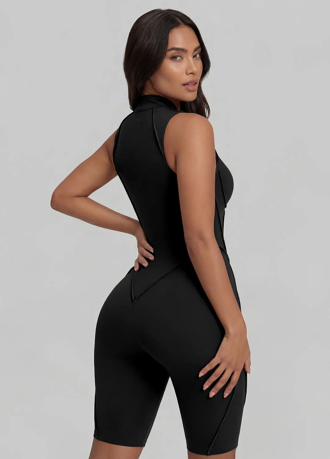 Closed-Back Sleeveless Shorts Catsuit sold by BetterMe product image thumbnail 5