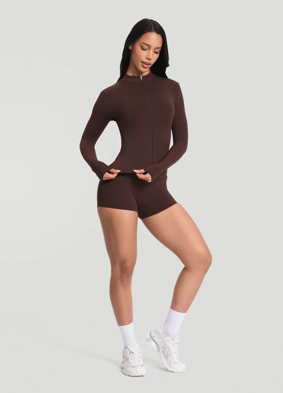 Sleek Zip-Up Long Sleeve Jacket sold by BetterMe product image thumbnail 5