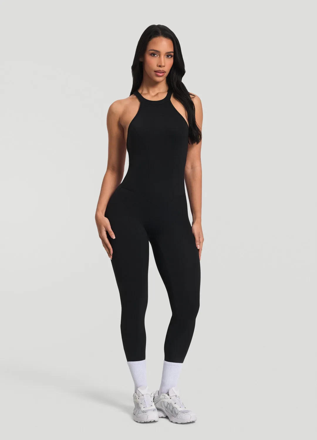 Pilates Princess Halter Jumpsuit sold by BetterMe
