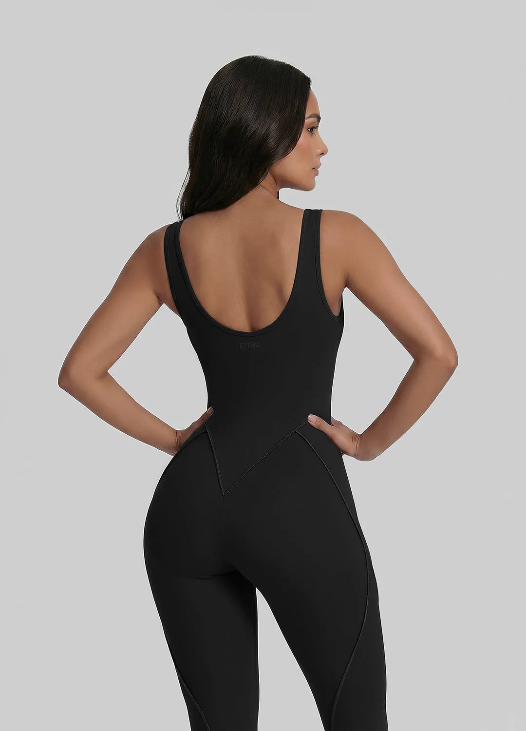 Sleeveless Scoop Neckline Full-Length Catsuit sold by BetterMe product image thumbnail 5