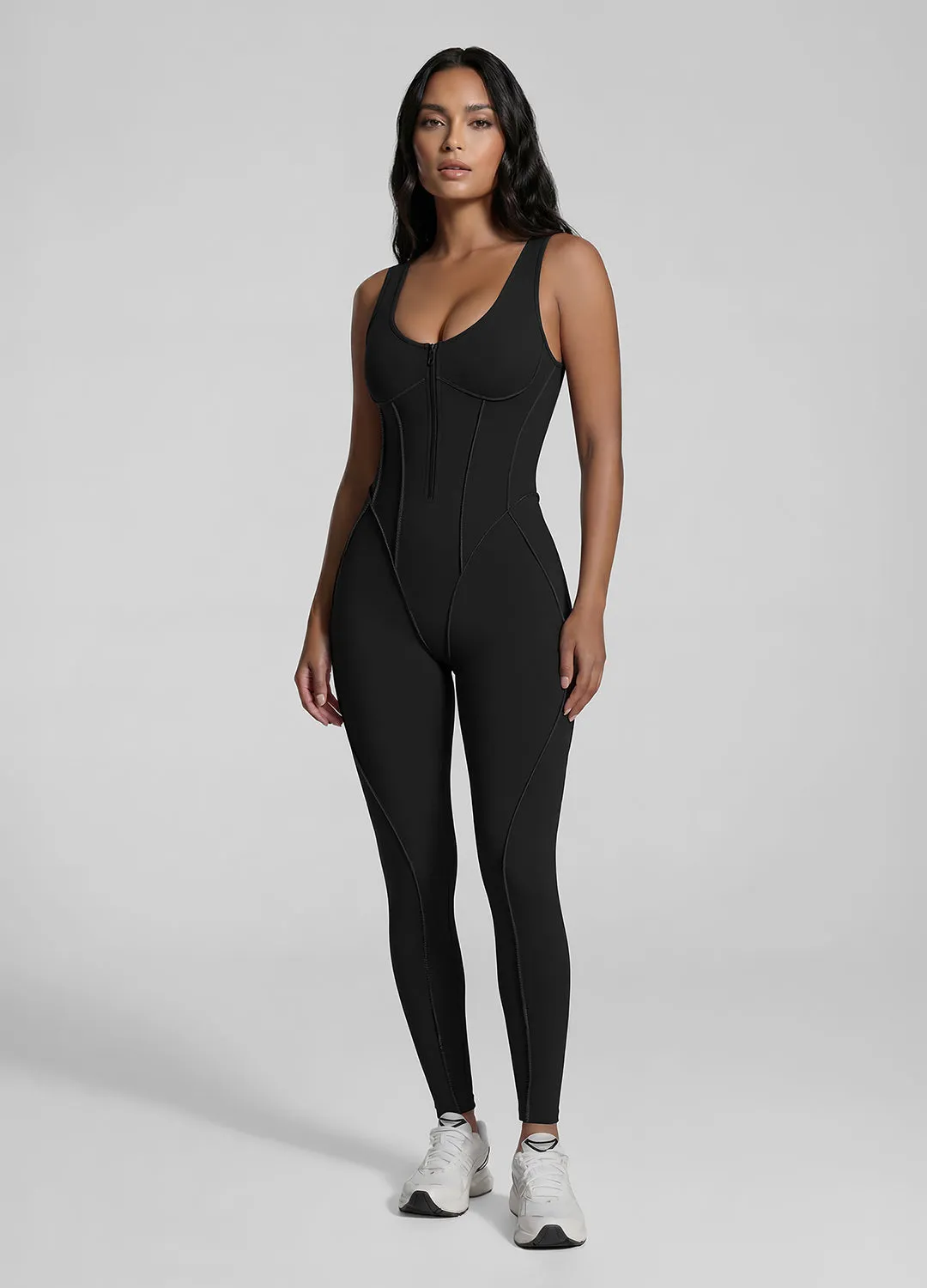 Sleeveless Scoop Neckline Full-Length Catsuit sold by BetterMe product image thumbnail 2