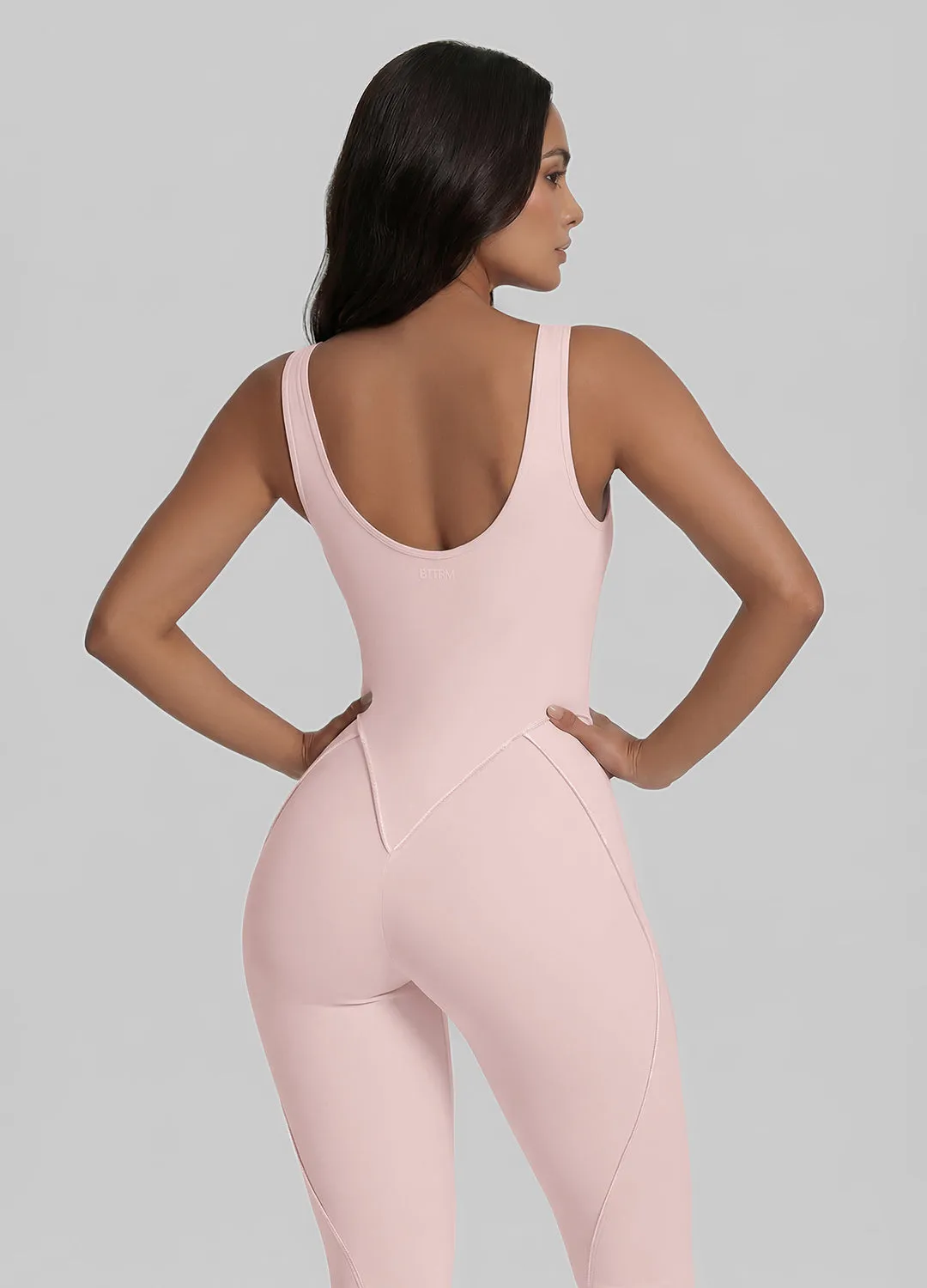 Sleeveless Scoop Neckline Full-Length Catsuit sold by BetterMe product image thumbnail 5