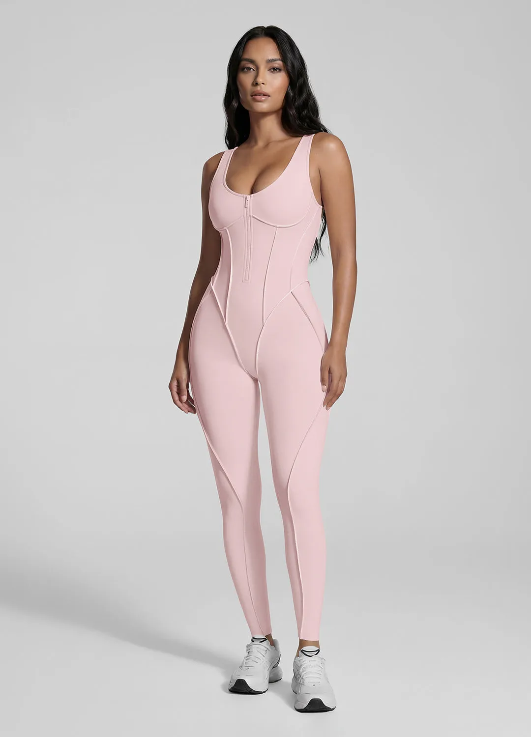 Sleeveless Scoop Neckline Full-Length Catsuit sold by BetterMe product image thumbnail 2