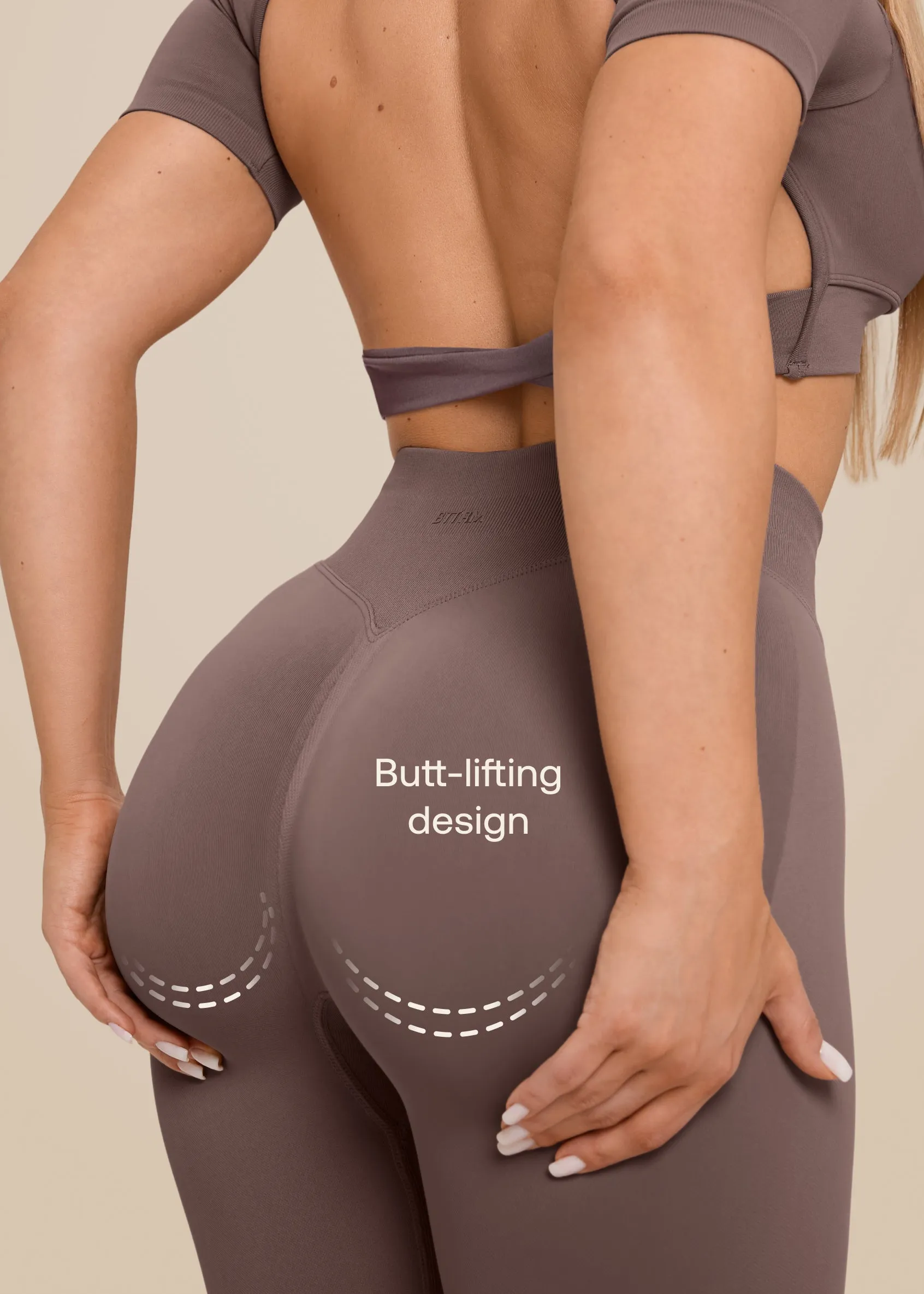 Ultrasculpt High Waisted Butt Lifting Tummy Control Shaping Training Leggings sold by BetterMe product image thumbnail 2