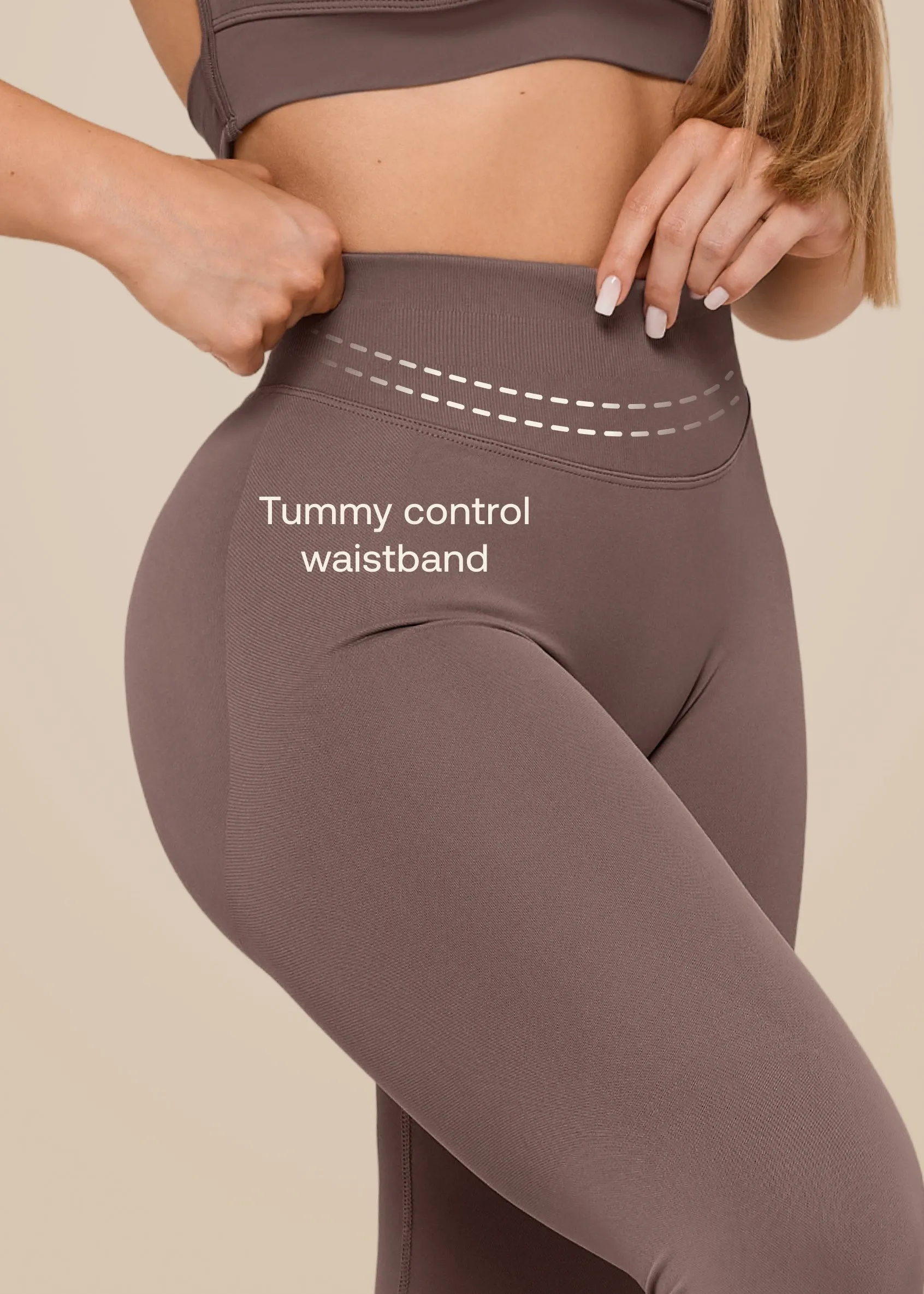 Ultrasculpt High Waisted Butt Lifting Tummy Control Shaping Training Leggings sold by BetterMe product image thumbnail 4