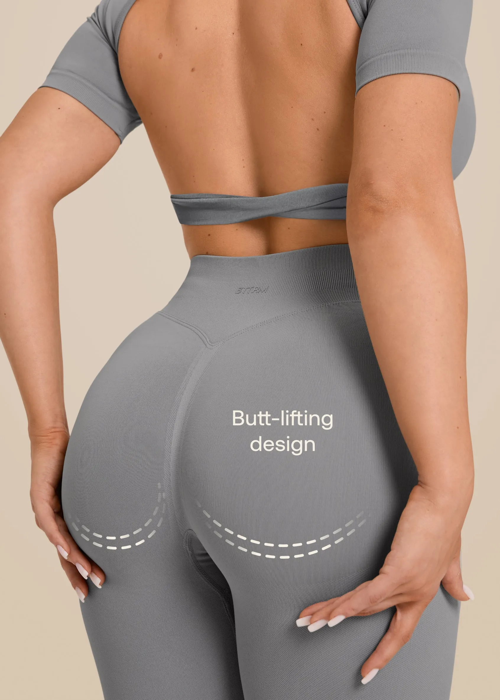 Ultrasculpt High Waisted Butt Lifting Tummy Control Shaping Training Leggings sold by BetterMe product image thumbnail 2