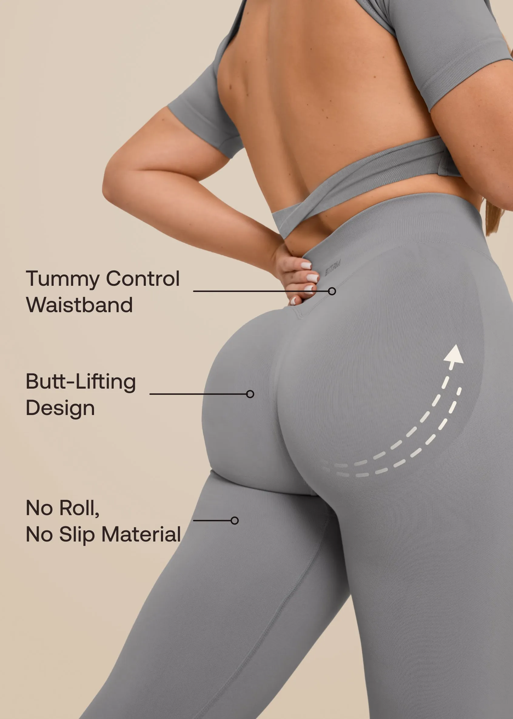 Ultrasculpt High Waisted Butt Lifting Tummy Control Shaping Training Leggings sold by BetterMe