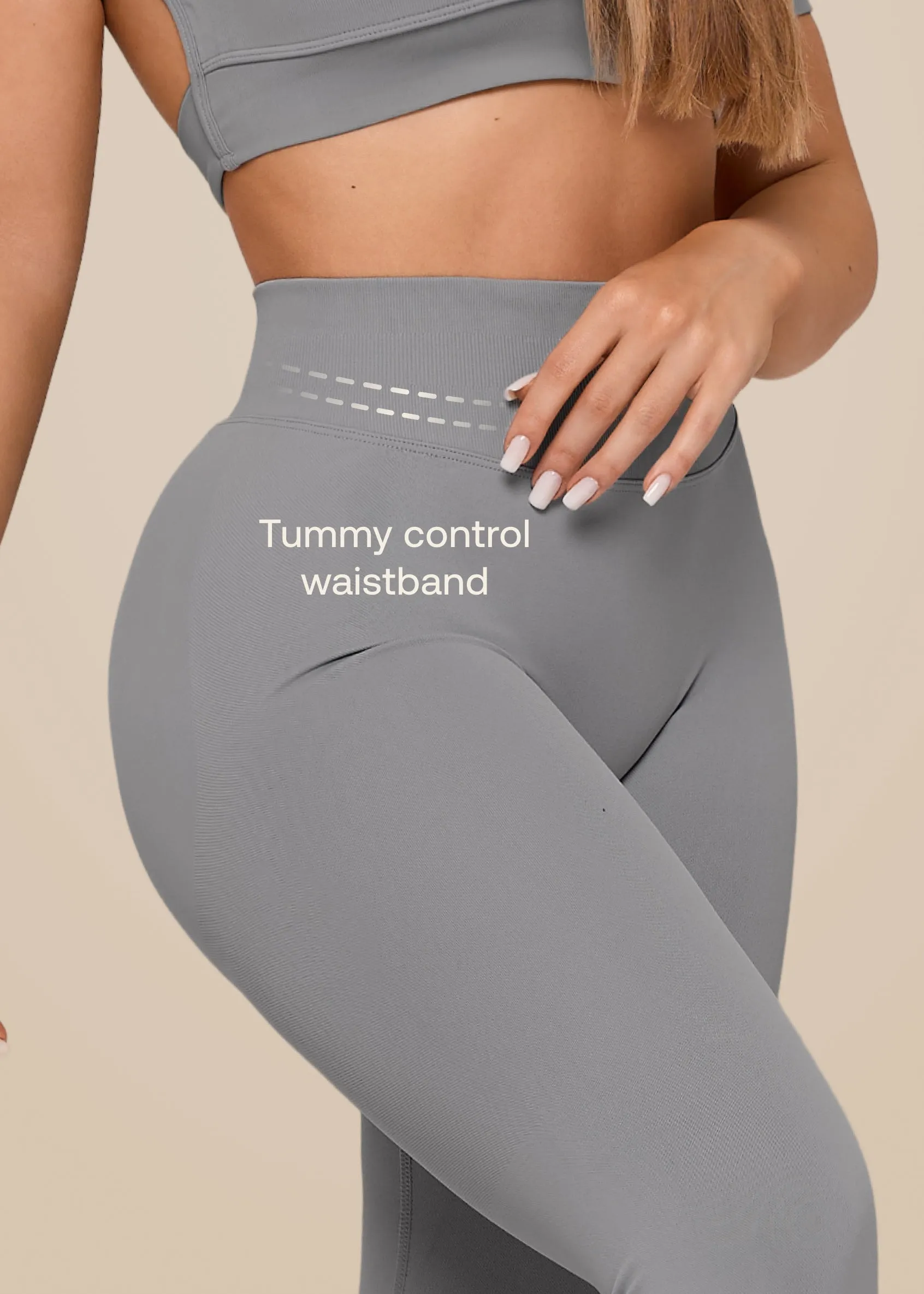 Ultrasculpt High Waisted Butt Lifting Tummy Control Shaping Training Leggings sold by BetterMe product image thumbnail 4