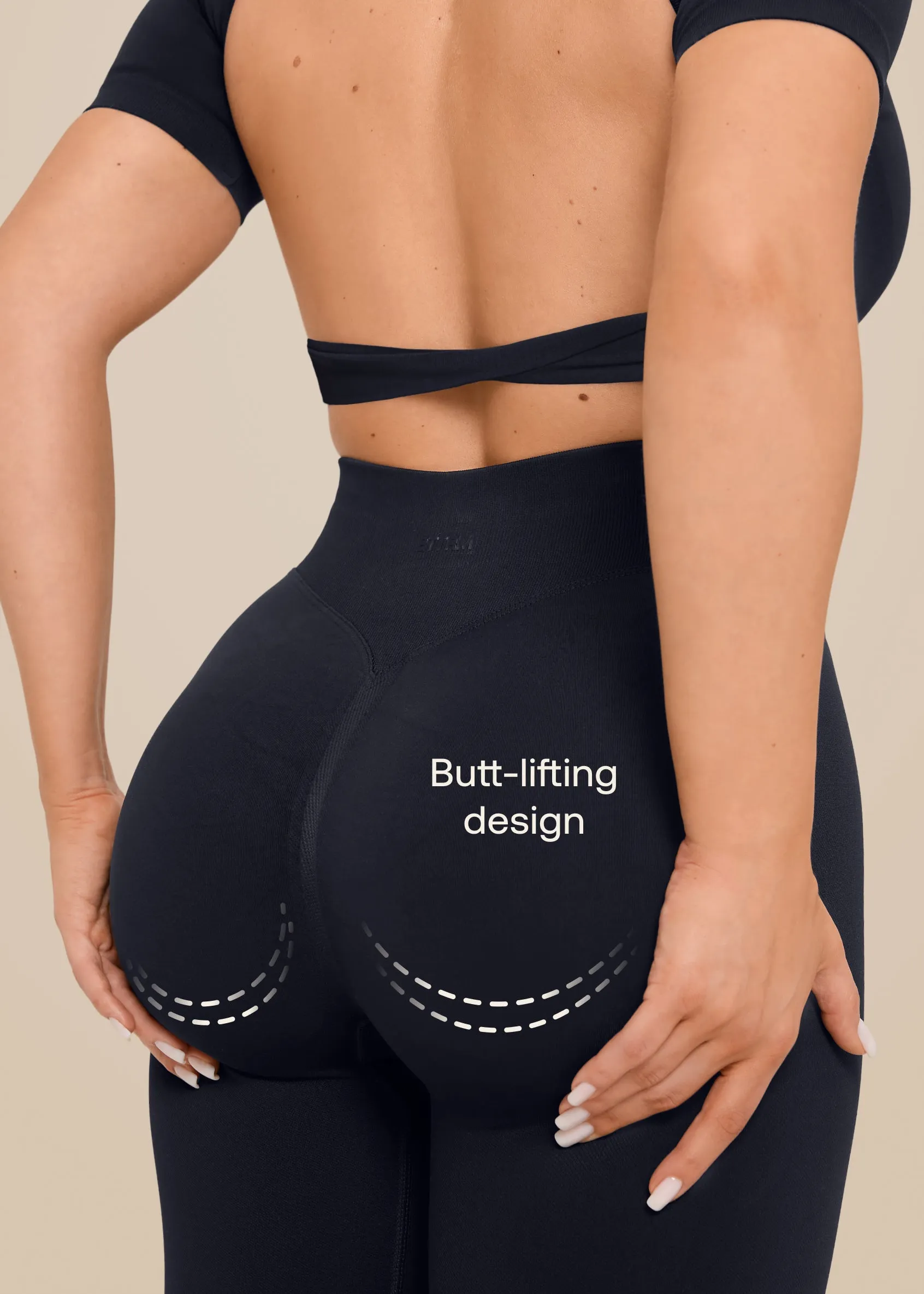 Ultrasculpt High Waisted Butt Lifting Tummy Control Shaping Training Leggings sold by BetterMe product image thumbnail 2