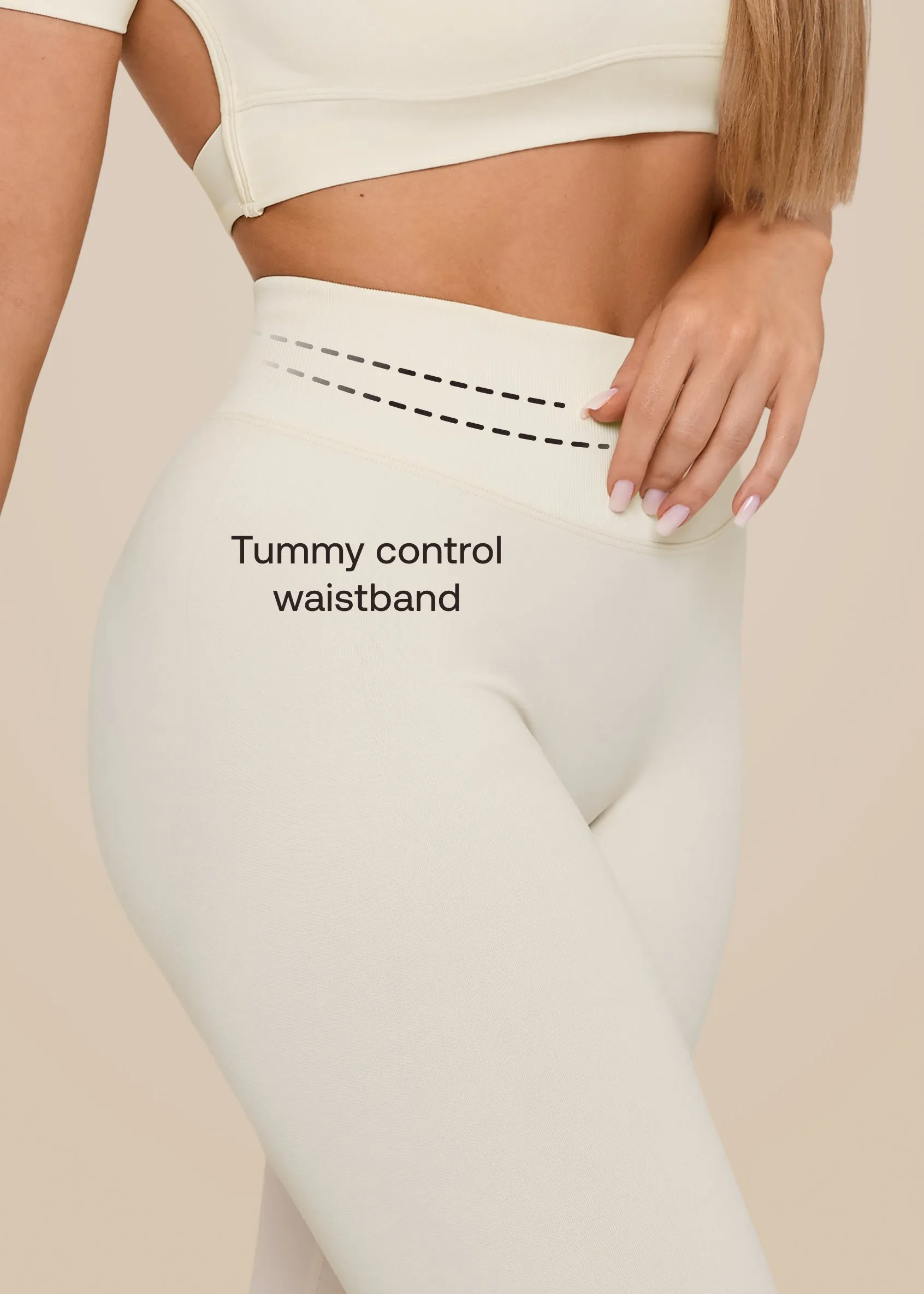 Ultrasculpt High Waisted Butt Lifting Tummy Control Shaping Training Leggings sold by BetterMe product image thumbnail 3