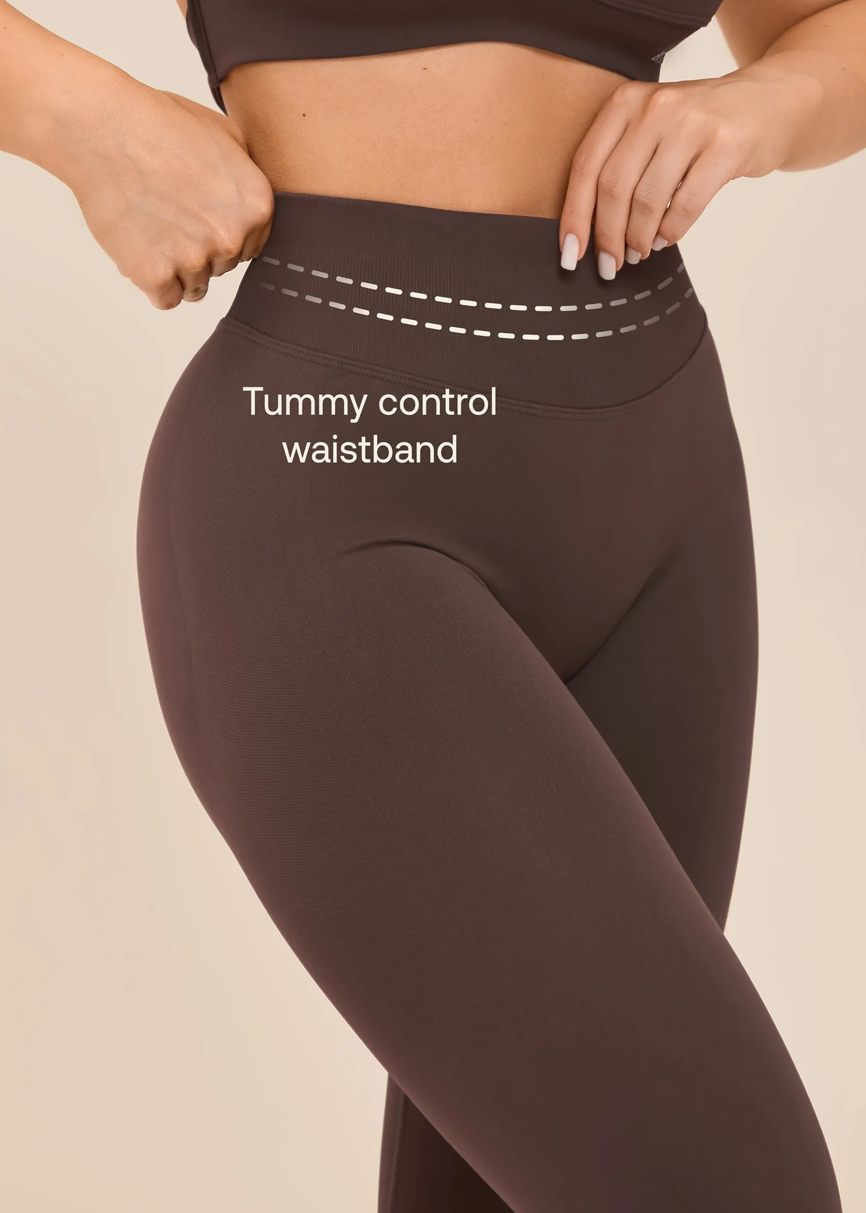 Ultrasculpt High Waisted Butt Lifting Tummy Control Shaping Training Leggings sold by BetterMe product image thumbnail 4