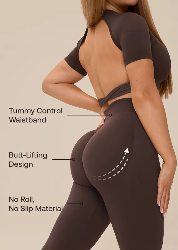 Ultrasculpt High Waisted Butt Lifting Tummy Control Shaping Training Leggings made by BetterMe